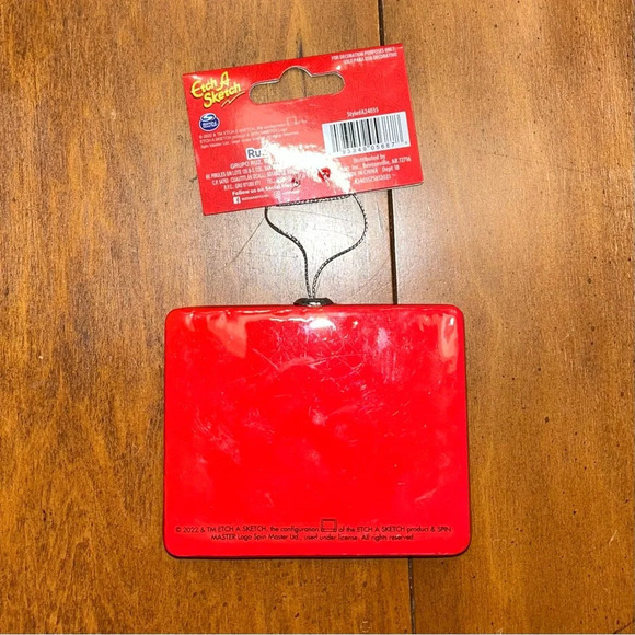 NWT Ruz Magic Etch A Sketch  Miniature Christmas Tree Ornament - 2023 - Picture 2 of 3